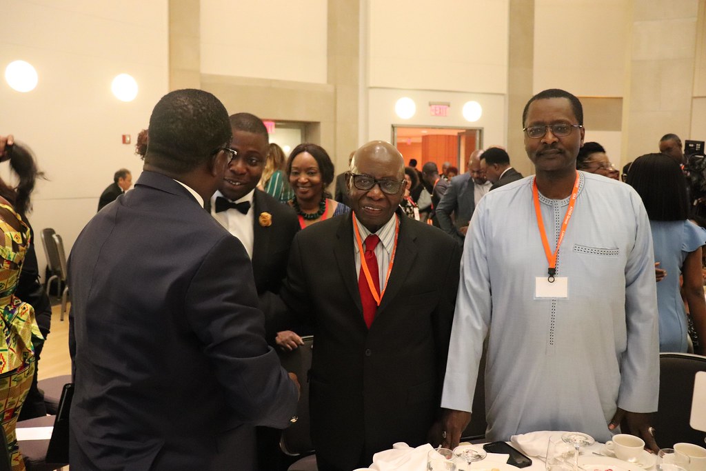 Distinguished guests networking